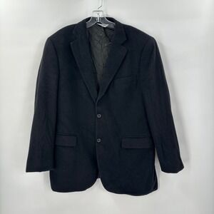 Joseph & Feiss Blazer Jacket Mens 42R 100% Camel Hair Black Classicโ Menswear